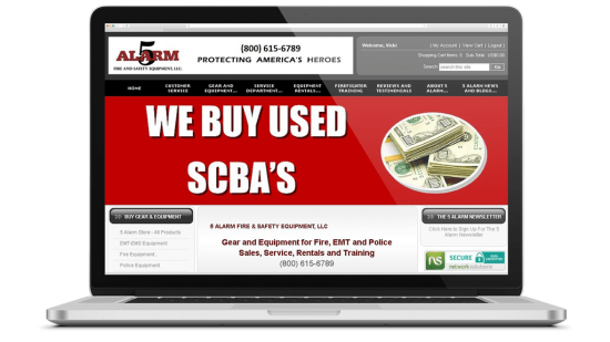 5 Alarm Fire and Safety Equipment Webmaster Services & Facebook Marketing