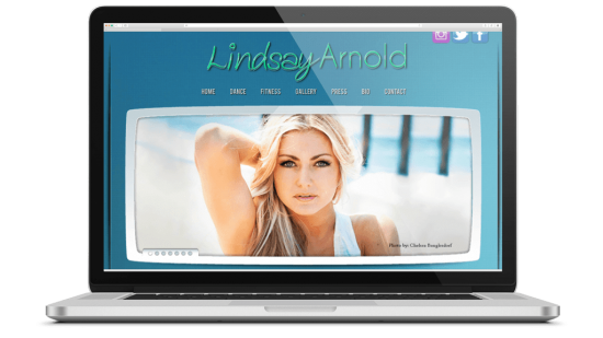 Lindsay Arnold Website Design