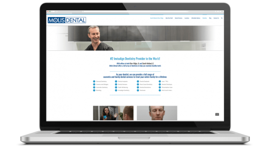 Molis Dental - Web Design, Direct Marketing, Organic SEO and PPC Marketing